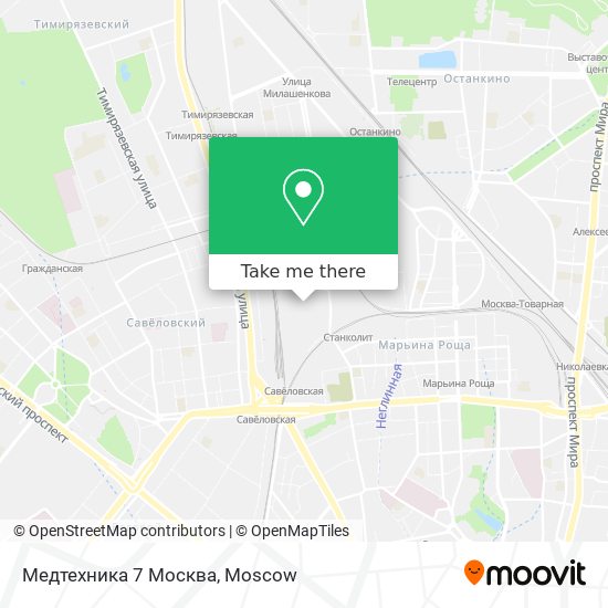 Медтехника 7 Москва map