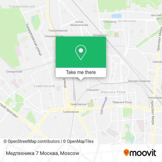Медтехника 7 Москва map