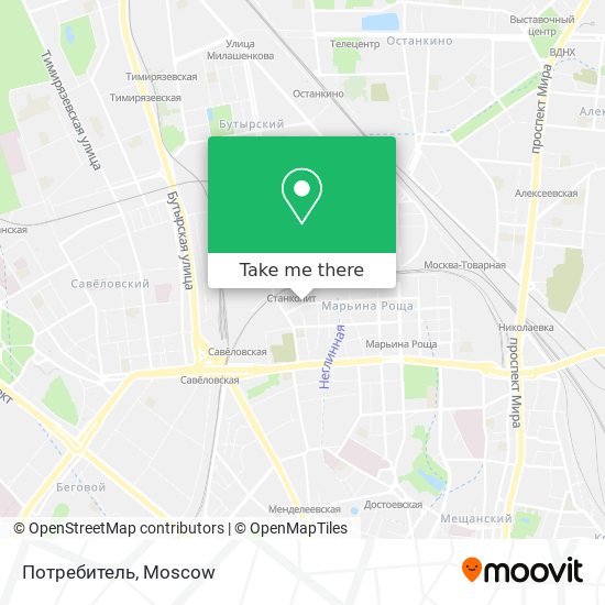 Потребитель map