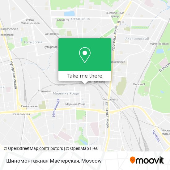 Шиномонтажная Мастерская map