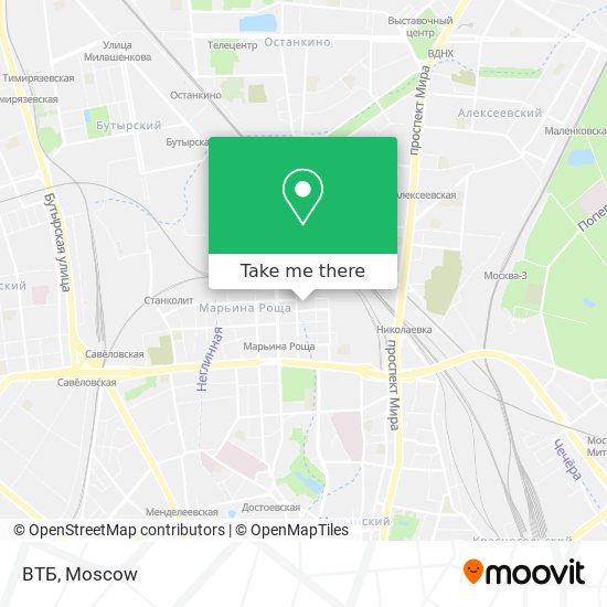 ВТБ map