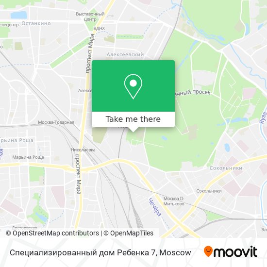 Специализированный дом Ребенка 7 map