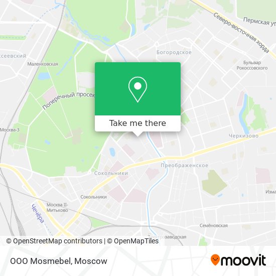 OOO Mosmebel map