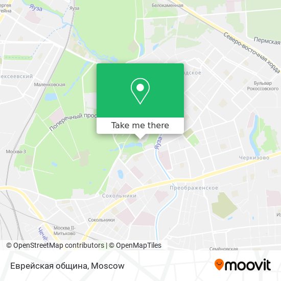 Еврейская община map