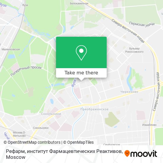 Рефарм, институт Фармацевтических Реактивов map