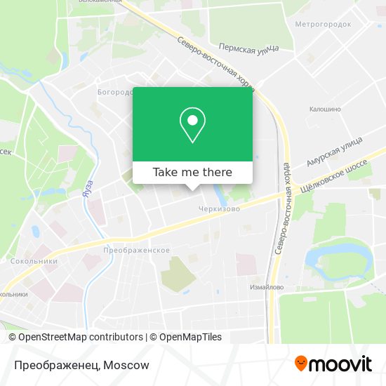 Преображенец map