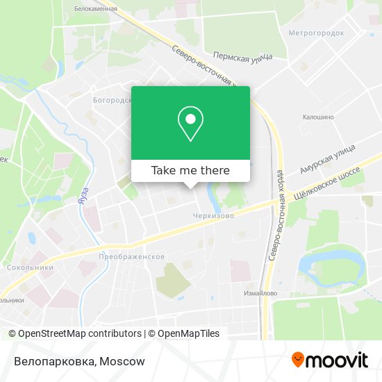 Велопарковка map