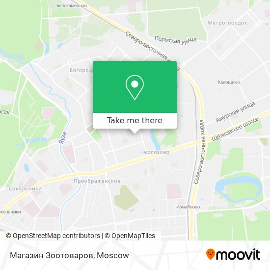 Магазин Зоотоваров map