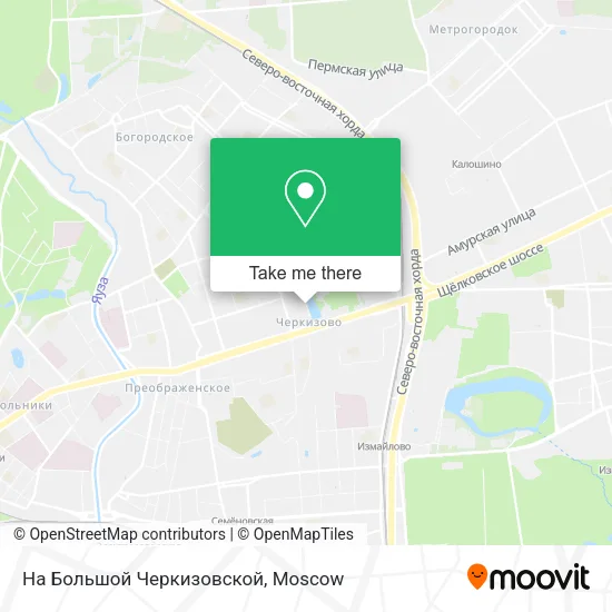 На Большой Черкизовской map