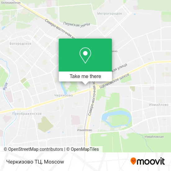 Черкизово ТЦ map