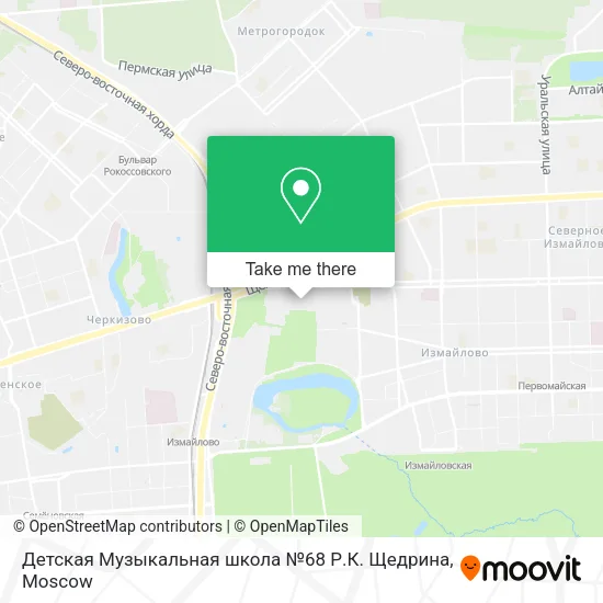 Детская Музыкальная школа №68 Р.К. Щедрина map