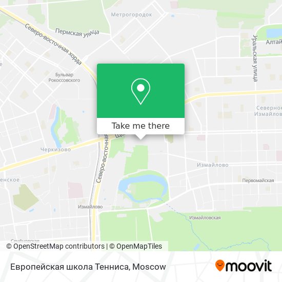 Европейская школа Тенниса map