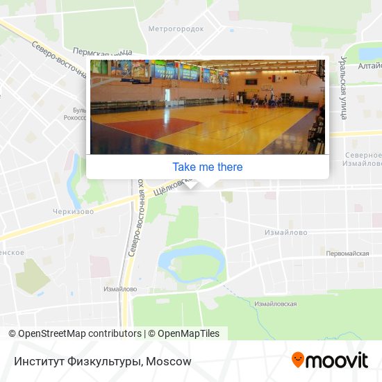 Институт Физкультуры map