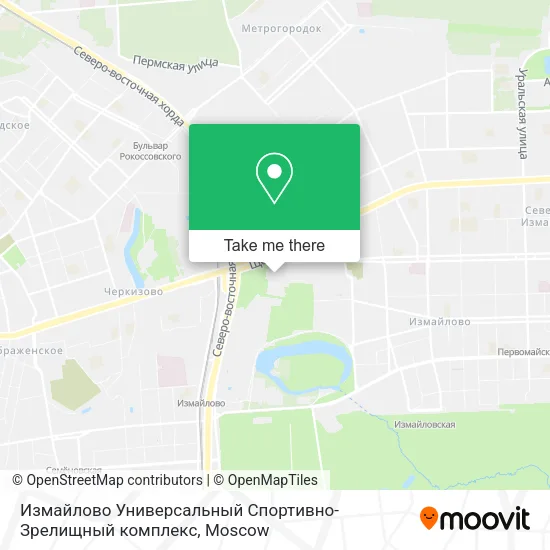 Измайлово Универсальный Спортивно-Зрелищный комплекс map