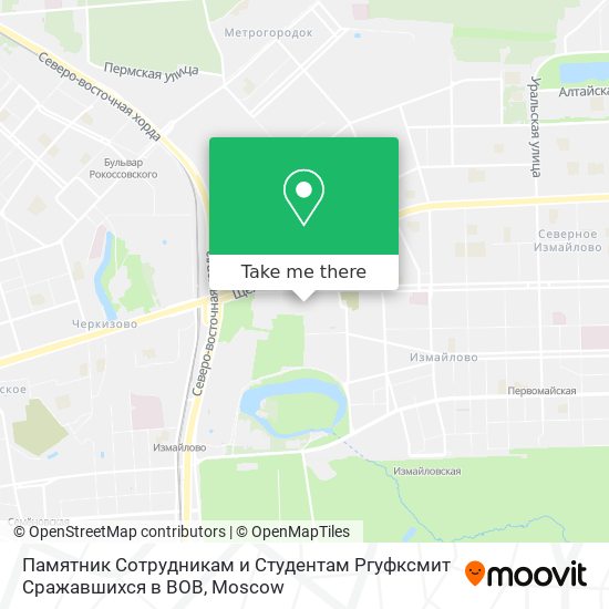 Памятник Сотрудникам и Студентам Ргуфксмит Сражавшихся в ВОВ map