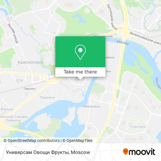 Универсам Овощи Фрукты map