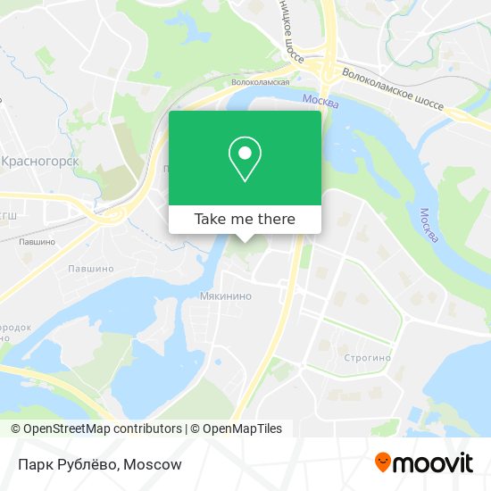 Парк Рублёво map