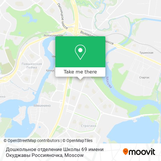 Дошкольное отделение Школы 69 имени Окуджавы Россияночка map