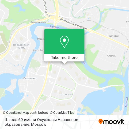 Школа 69 имени Окуджавы Начальное образование map