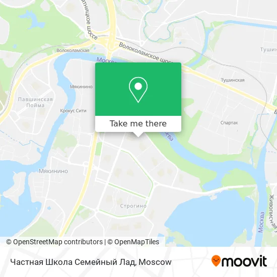 Частная Школа Семейный Лад map