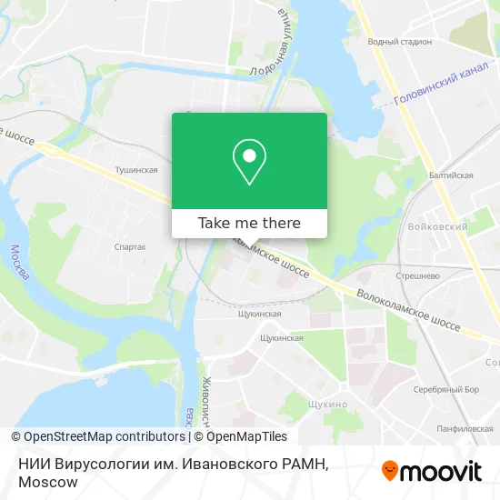 НИИ Вирусологии им. Ивановского РАМН map