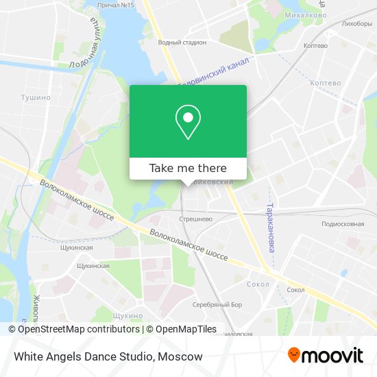 White Angels Dance Studio map