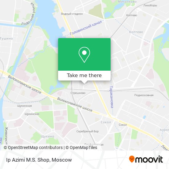 Ip Azimi M.S. Shop map