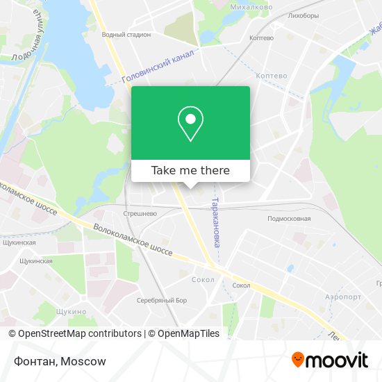 Фонтан map