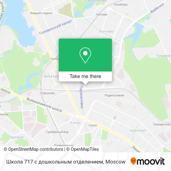 Школа 717 с дошкольным отделением map