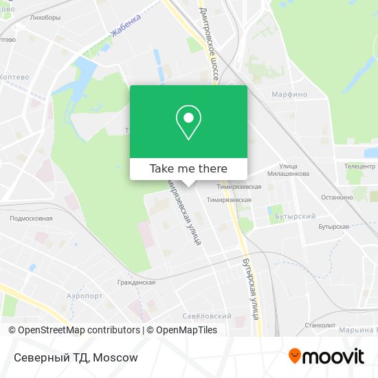 Северный ТД map