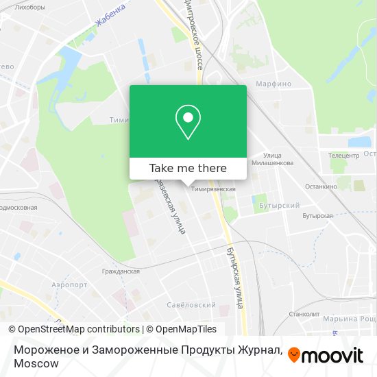 Мороженое и Замороженные Продукты Журнал map