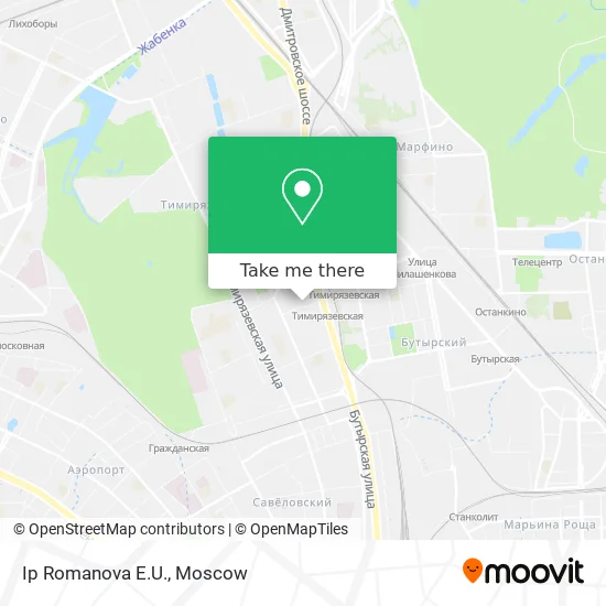 Ip Romanova E.U. map