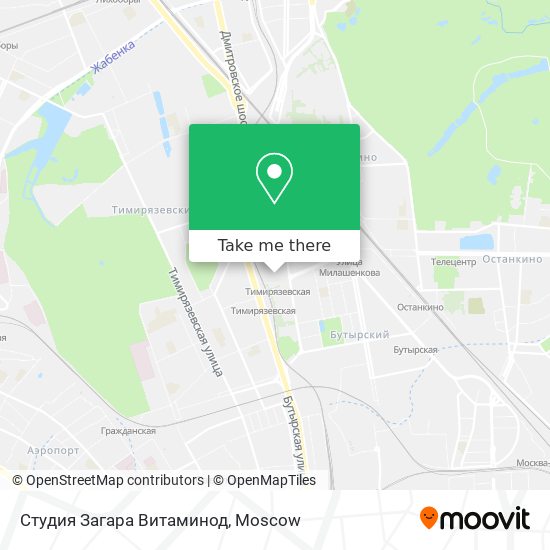 Студия Загара Витаминод map