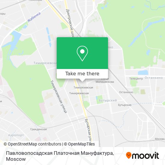 Павловопосадская Платочная Мануфактура map