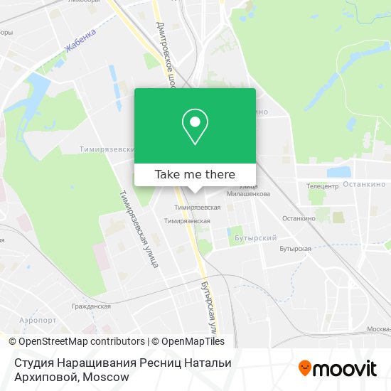 Студия Наращивания Ресниц Натальи Архиповой map