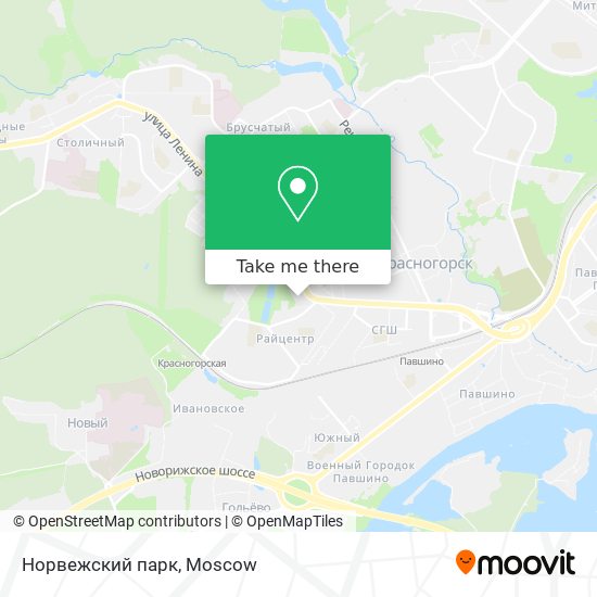 Норвежский парк map