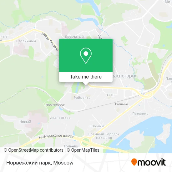 Норвежский парк map