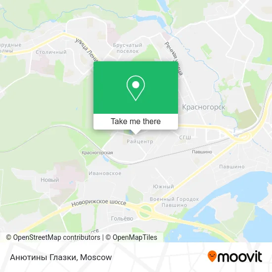 Анютины Глазки map