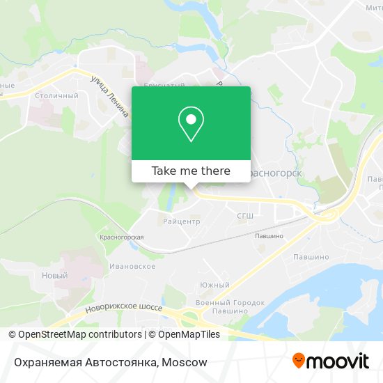 Охраняемая Автостоянка map