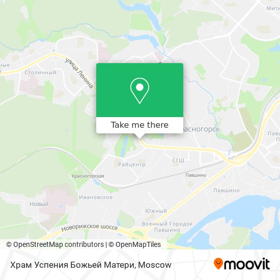 Храм Успения Божьей Матери map