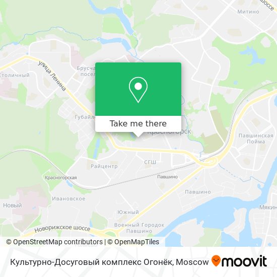 Культурно-Досуговый комплекс Огонёк map