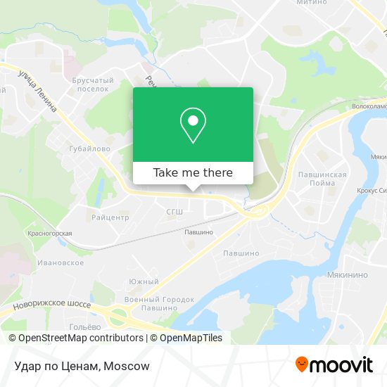 Удар по Ценам map