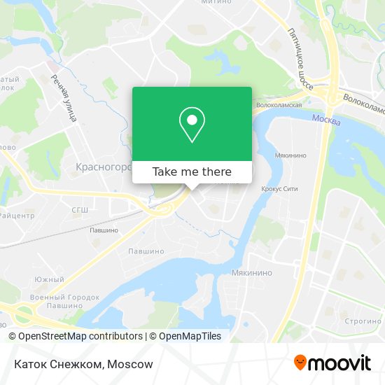 Каток Снежком map