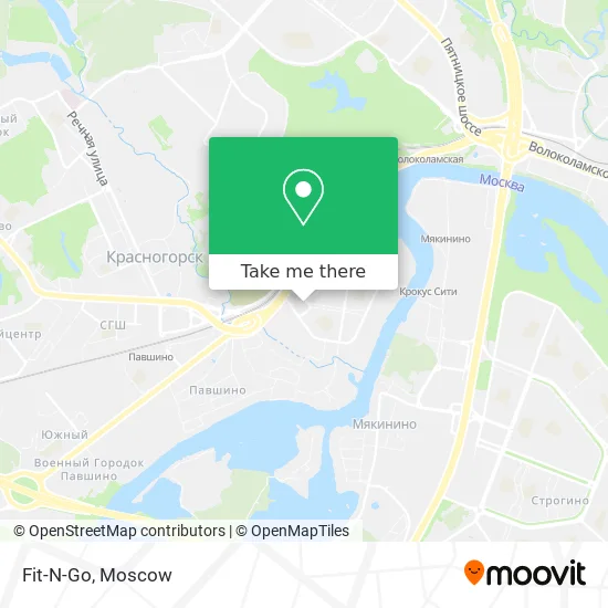 Fit-N-Go map