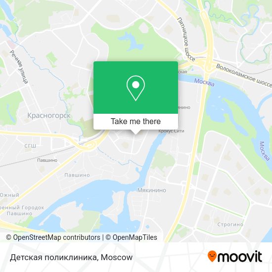 Детская поликлиника map