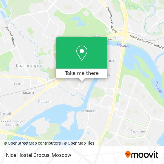 Nice Hostel Crocus map