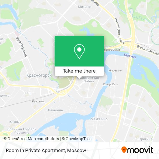 Room In Private Apartment map
