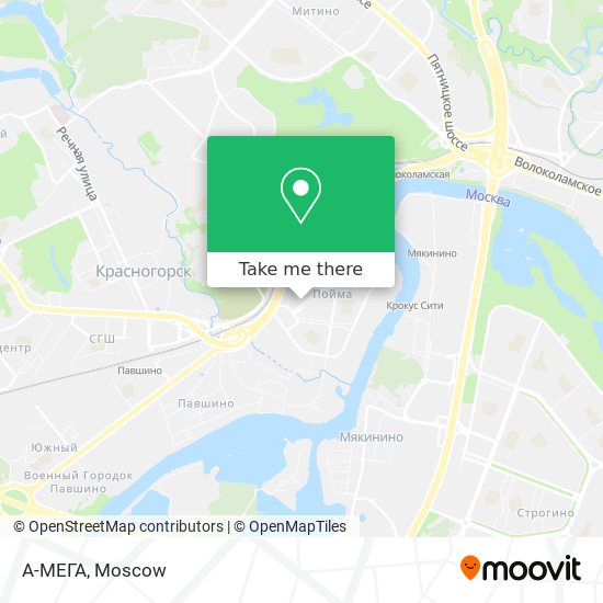 А-МЕГА map