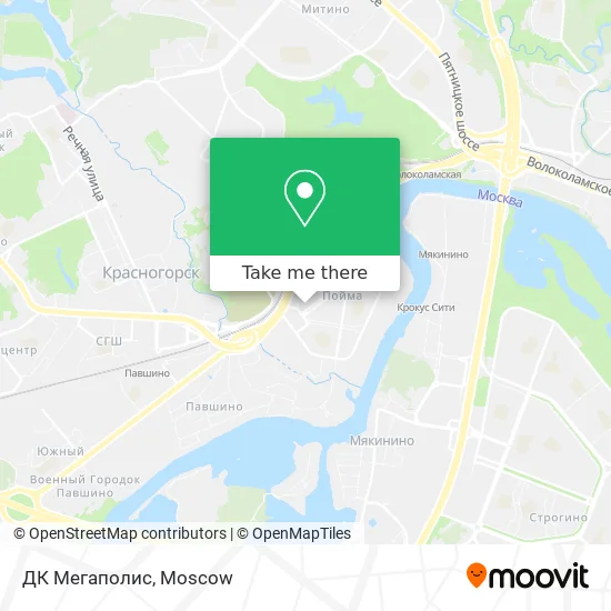 ДК Мегаполис map