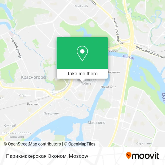 Парикмахерская Эконом map